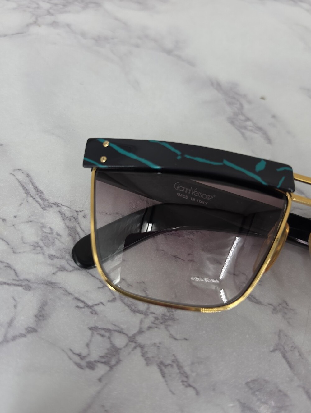 Gianni Versace Perspectives 402 910 Sunglasses Vintage 80s ASO Lady Gaga - Picture 8 of 16